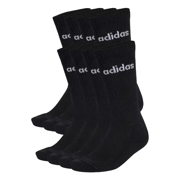 ADIDAS PERFORMANCE Športové ponožky 'LINEAR CUSHIONED CREW SOCK 10 PAIR PACK'  čierna