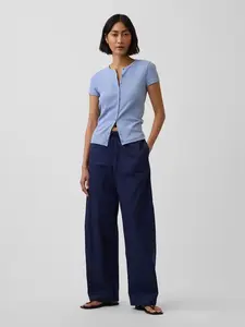 Dámské kalhoty GAP Twill Easy Barrel