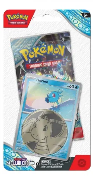 Pokémon Stellar Crown Checklane Blister - Horsea
