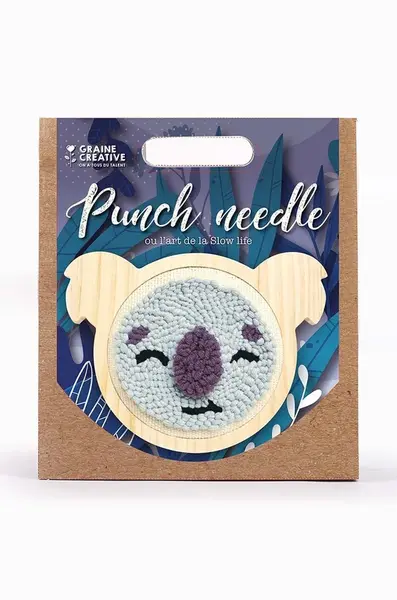 Graine Creative Vyšívací souprava Graine Creative Koala Punch Needle Kit