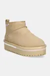 Tommy Jeans Semišové sněhule Tommy Jeans TJW SUEDE FLATFORM BOOT WL