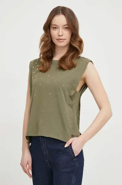 Pepe Jeans Bavlněný top Pepe Jeans HEA