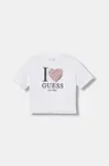 Guess Dětské bavlněné tričko Guess