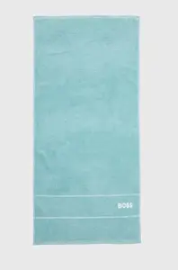 BOSS  Malý bavlněný ručník  Plain Aruba Blue 50 x 100 cm