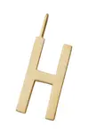 Strieborný pozlátený prívesok Design Letters