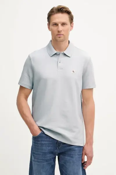 Calvin Klein Jeans polo tričko pánske s bavlnou
