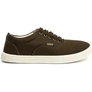 Oldcom TAYLOR Unisex bavlnené tenisky, khaki, veľkosť