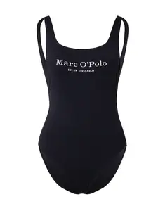 Marc O'Polo Jednodielne plavky 'Essentials'  čierna / biela
