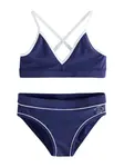 Next Bikiny  námornícka modrá / biela