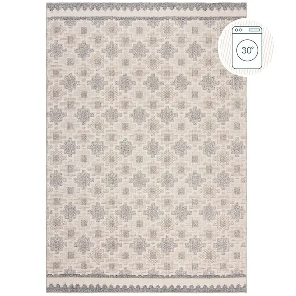 Flair Rugs TKANÝ KOBEREC, 155/230 cm šedá