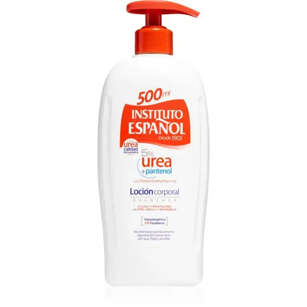 Instituto Español Urea hydratačné telové mlieko s panthenolom 500 ml