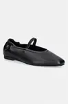 Tommy Hilfiger baleríny kožené SOFT LEATHER ELLASTIC BALLERINA