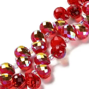 Electroplate Glass Beads Strands