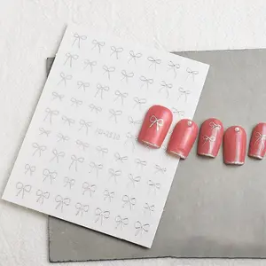 Bowknot Self Adhesive Nail Art Stickers