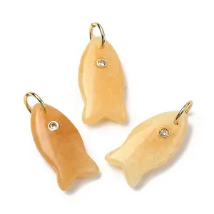 Natural Topaz Jade Pendants