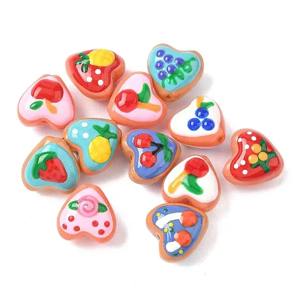 Baking Paint Glass Enamel Beads