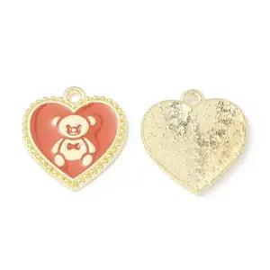 Alloy Enamel Pendants