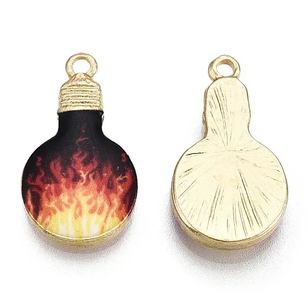 Printed Alloy Enamel Pendants