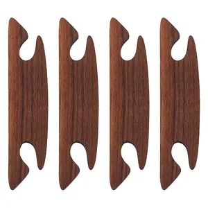 4Pcs Wood Knitting Loom Shuttles
