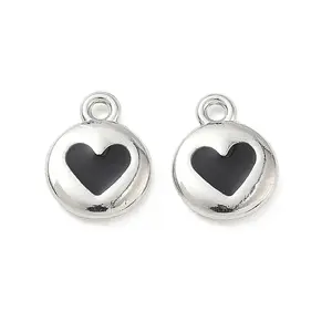 Rack Plating Alloy Enamel Pendants