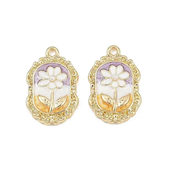 Alloy Enamel Pendants