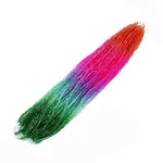 Gradient Color Baking Paint Glass Bead Strands