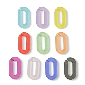Transparent Frosted Acrylic Linking Rings