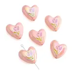 2Pcs UV Platings Acrylic Beads