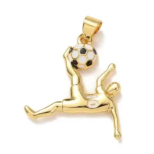 Brass Enamel Pendants