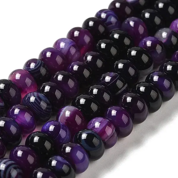 Natural Agate Beads Strands