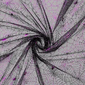 Halloween Spider Web Fabric