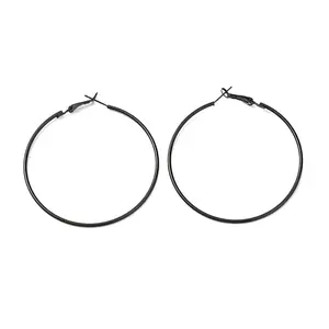 Baking Paint 201 Stainless Steel Hoop Earrings
