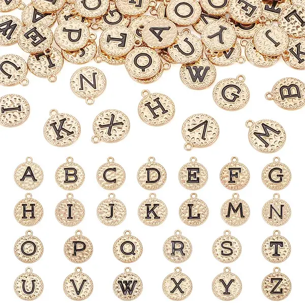 52 Pcs Alloy Enamel Pendants