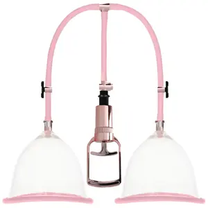 Vakuová pumpa na prsa Rose Gold, L