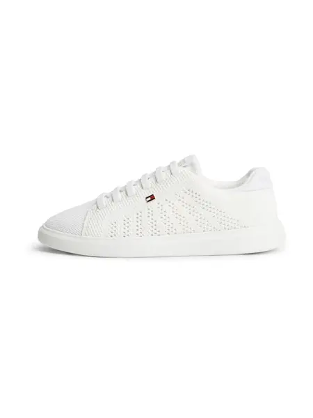 TOMMY HILFIGER Nízke tenisky 'LIGHT KNIT'  biela