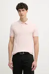 BOSS Orange polo tričko pánske bavlnené s elastanom Passenger