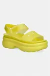 Crocs sandály na platformě dámské Soho Frosted Y Strap Sandal