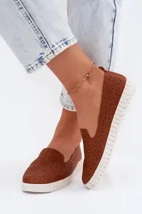 Dámské perforované slip-on boty Camel Salty
