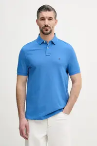 Tommy Hilfiger polo tričko pánske bavlnené s elastanom