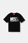 Diesel Detské bavlnené tričko Diesel THIDE OVER T-SHIRT