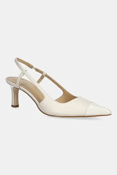 MICHAEL Michael Kors Kožené lodičky MICHAEL Michael Kors Alora Toe Cap Mid Sling