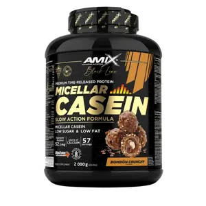 Amix Nutrition Black Line Micellar Casein 1000g - bombon crunchy