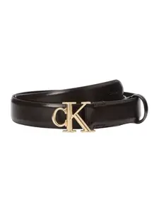 Calvin Klein Opasky  tmavohnedá