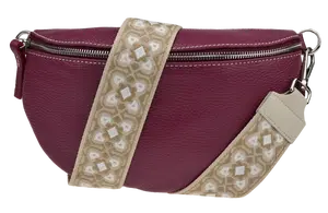 NovaKabelka.cz Reni Grande Bordo s přídavným popruhem V