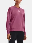 Under Armour Tričko Rival Terry Crew-PNK - Dámské