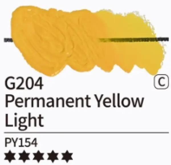 Kvašové barvy Mijello – 204 Permanent Yellow Light