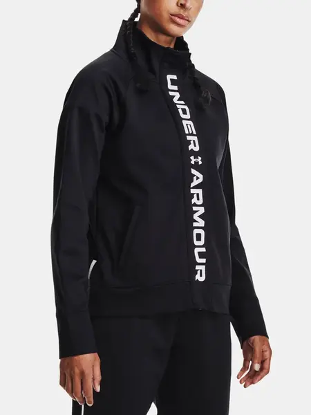Bunda Under Armour UA Rush Tricot Jacket-BLK - Dámské