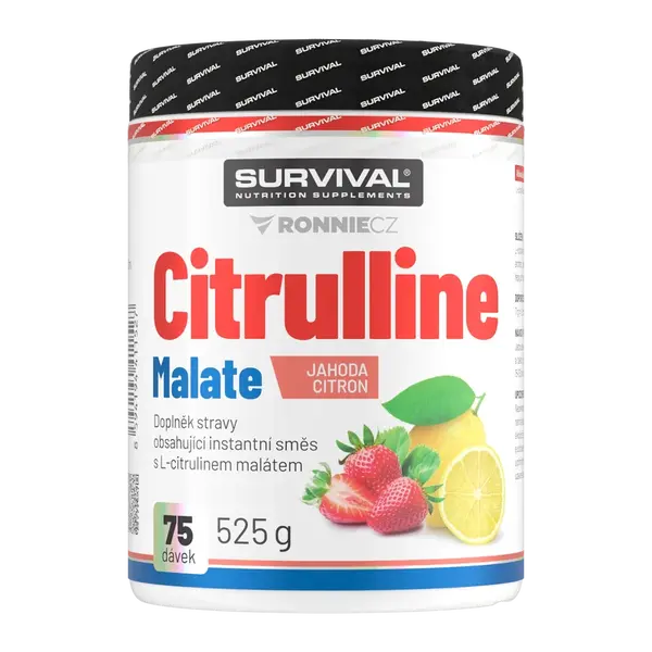 Survival Citrulline Malate 525 g jahoda-citron