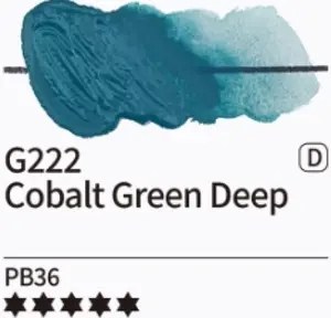 Kvašové barvy Mijello – 222 Cobalt Green Deep