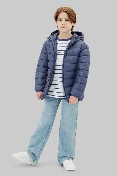 Calvin Klein Jeans prošívaná bunda dětská